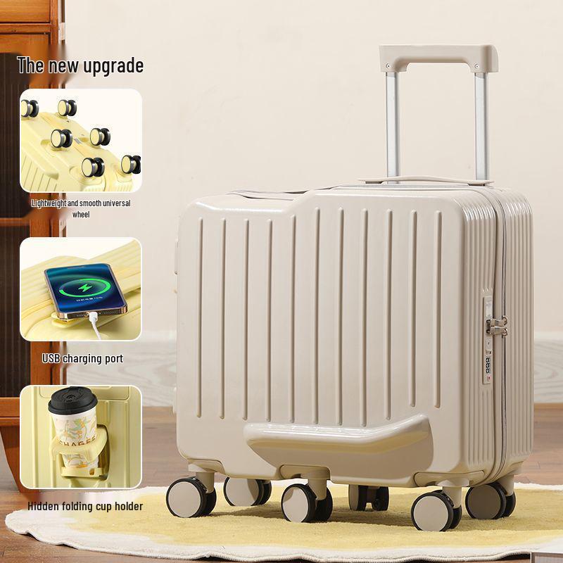 

Прочный складной детский чемодан-каталка с волшебной тележкой и надежным дорожным замком 18-inch Antibacterial