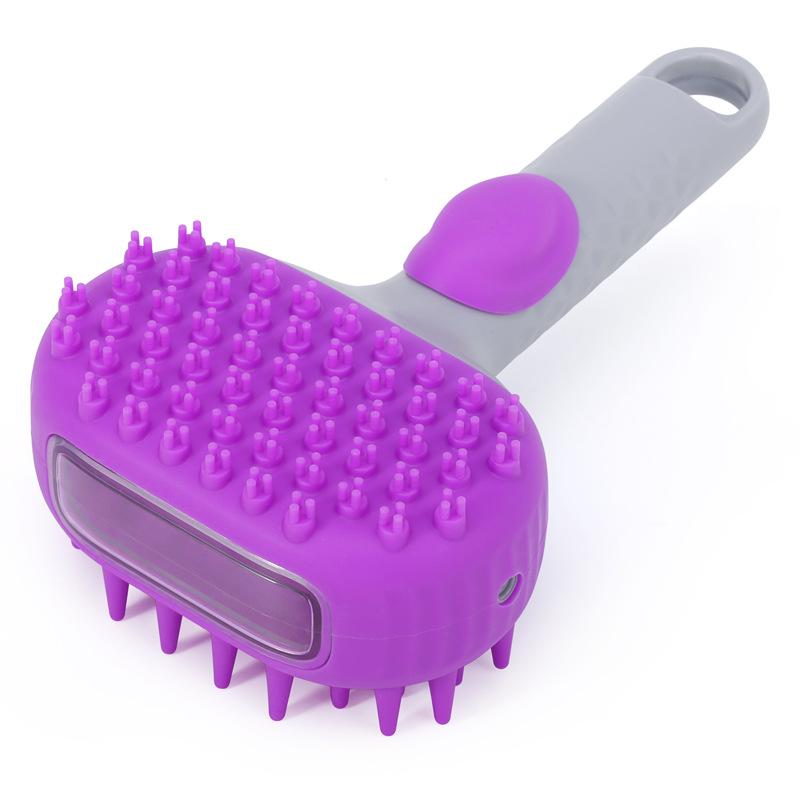 Cat Bath Brush, Cat Large Capacity Bath Brush, Pet Hair Removal Brush, Pet Cleaning, Massage Comb, 3 In 1 Grooming Product