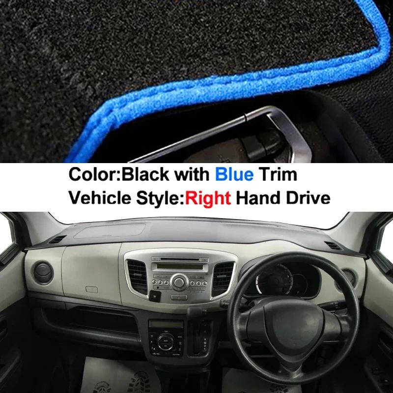 Car Dashboard Cover Non Slip Pad For Suzuki Wagon R V 2012 - 2017 Dash Mat Sun Shade Pad Anti-UV Cushion 2016 2015 2014 2013