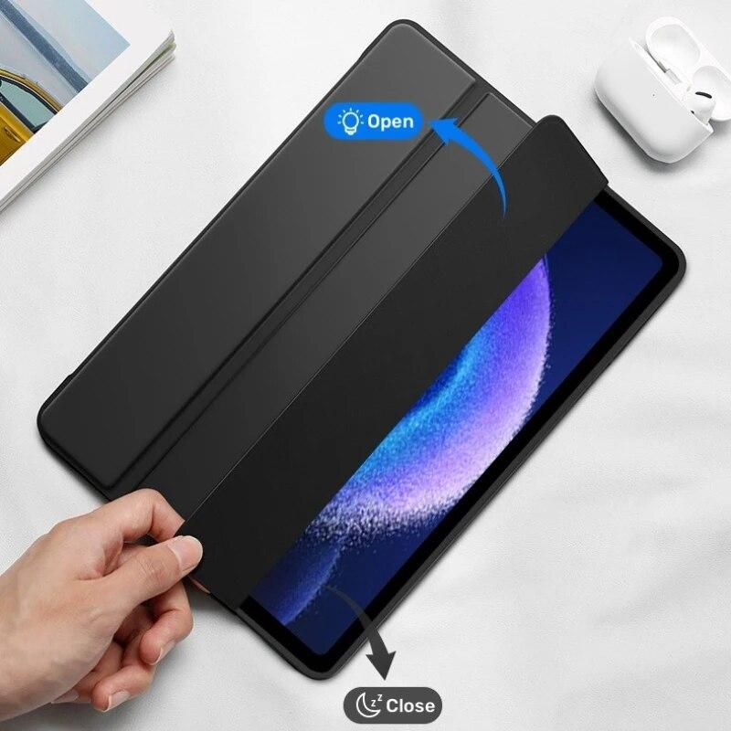 For Lenovo Tab M11 Case 11 Inch Magnetic Stand Soft TPU Back Cover For Xiaoxin Pad 2024 TB-331FC Full Body Protect Shell