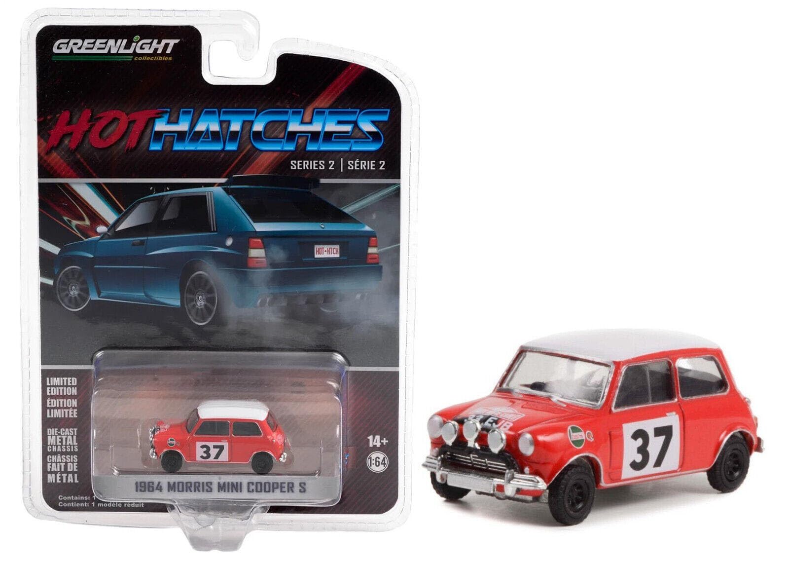 

Greenlight Morris Mini Cooper S Monte Carlo Rally 1964 Greenlight Hot Hatches Morris Mini Cooper S Mini Car 1/64 [Предмет]