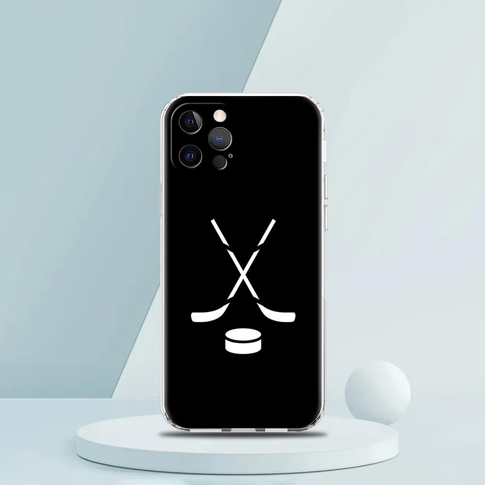 Eishockeyfeld Luxus Handyhülle Für iPhone 16 15 14 13 12 11 Pro Max XS X XR SE 7 8 Plus Weiches Silikon Klare Hülle