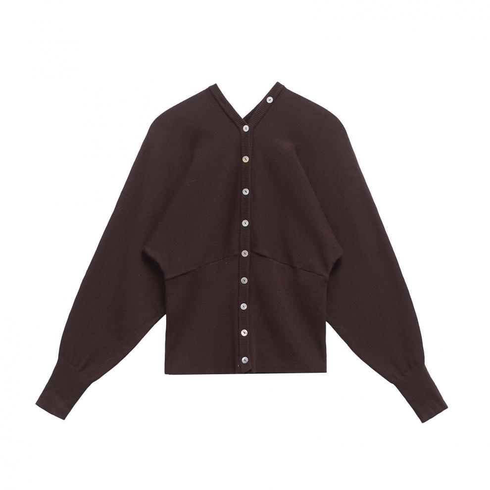  European and American Style, New Women's Fashion, Versatile, Cross-border French Slim Hem Knit Jacket
