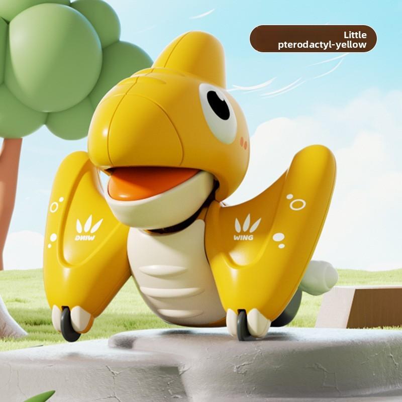 Dinosaur Crawl Toy With Chain Mechanism For Baby Development And Early Learning