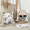 Cartoon Cute Nobeko Xiaodouni Pillow Case Home Decoration Cushion Cover Suitable For Office Sofa Bedroom Car