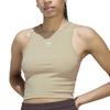 adidas Originals Essentials Ribbed Crew Neck Fitted Sports Tank Top Women Tops KD3822