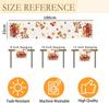 Fall Harvest Red Truck Pumpkin Linen Table Runners Holiday Party Decor Reusable Kitchen Dining Table Runners Autumn Decorations