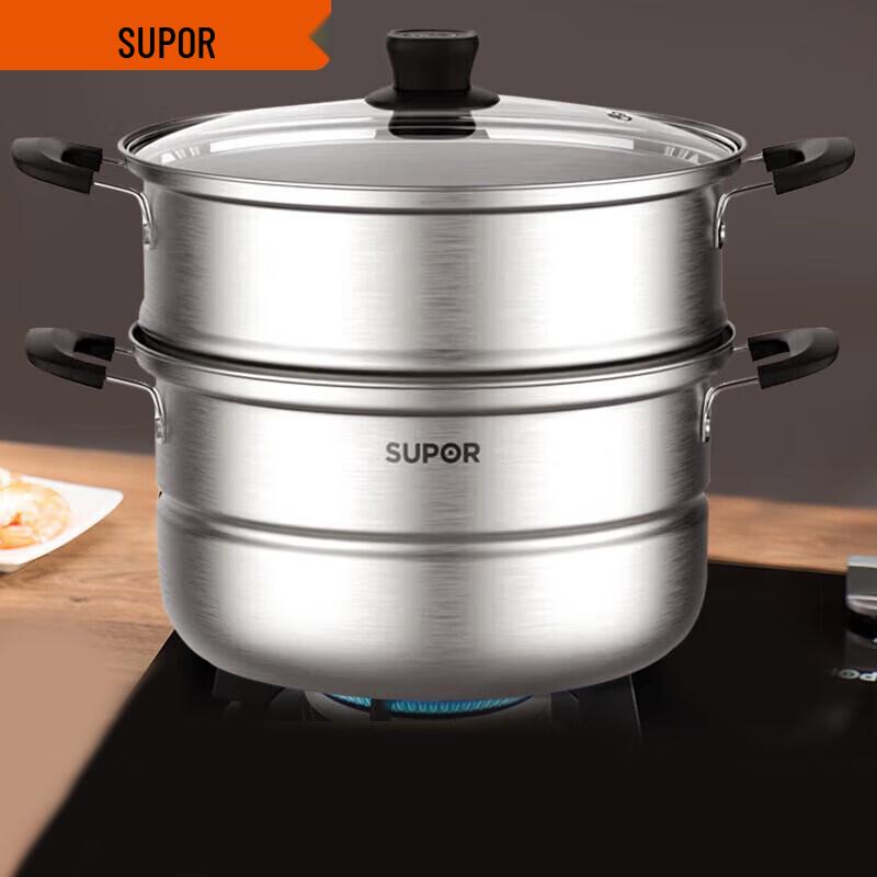 

Supor Stainless Steel Double Layer Steamer Pot
