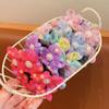 Pearl Flower Hair Net Rainbow Ballet Bun Snood Fashion Children Bun Net  Daily