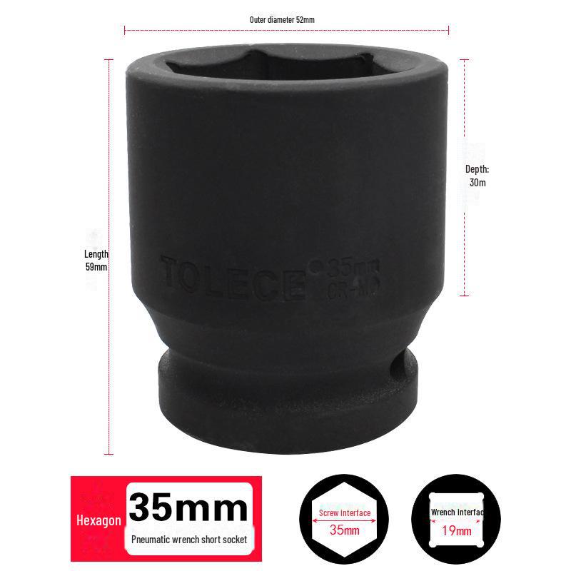Tolis 3/4” Heavy Duty Pneumatický imbusový klíč 17-41mm