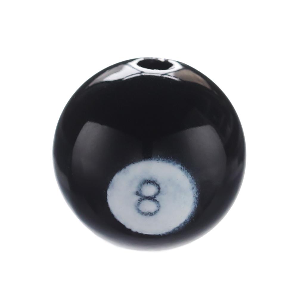 10pcs/Lot 16mm Colorful Acrylic Big Hole Billiards Ball Beads for Jewelry Making DIY Bracelet Necklace Accessories