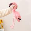 Lovely Pink Flamingo Plush Toy Soft Stuffed Animal Bird Doll Cute Flamingo Plushie for Girl Birthday Gift Home Decor