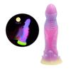 New Animal Dildo Shaped Simulation Silkworm Pupae Female Dildo Masturbator Silicone Anal Plug Adult Product