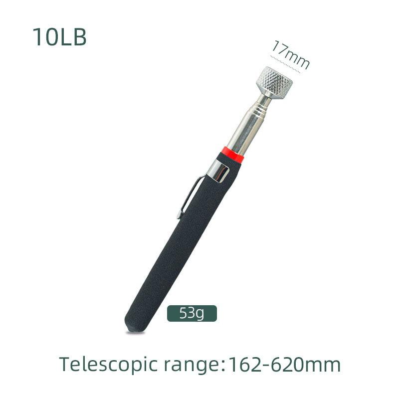 1.5-20LB Telescoping Magnetic Pickup Tool - Multi-Strength Stainless Steel Grabber with Ergonomic Non-Slip Grip, Manual Handheld