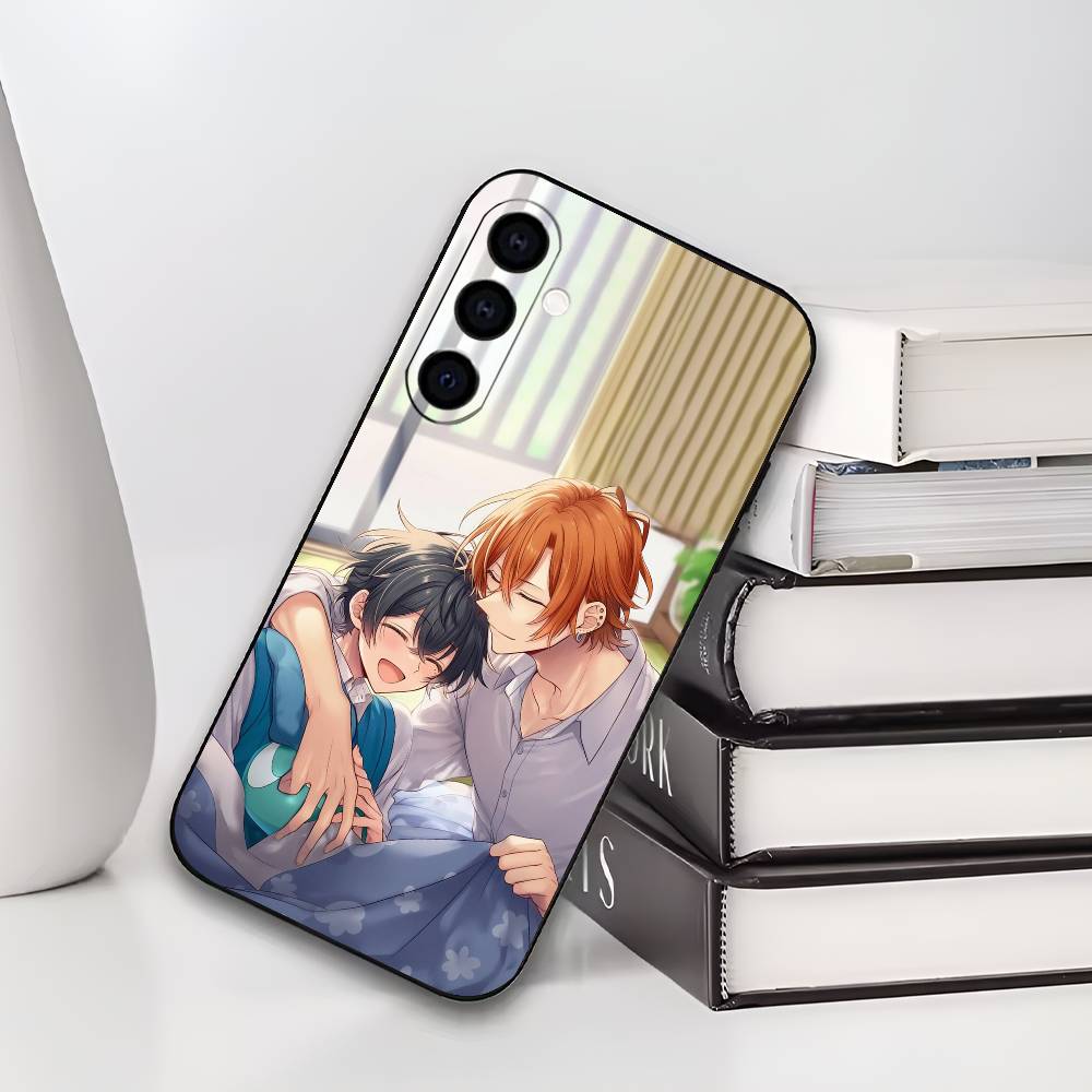 S-Sasaki to M-Miyano Soft Black Handyhülle für Samsung Galaxy A73/A72/A71/A70/A53/A52/A51 Kompatibel mit mehreren Modellen