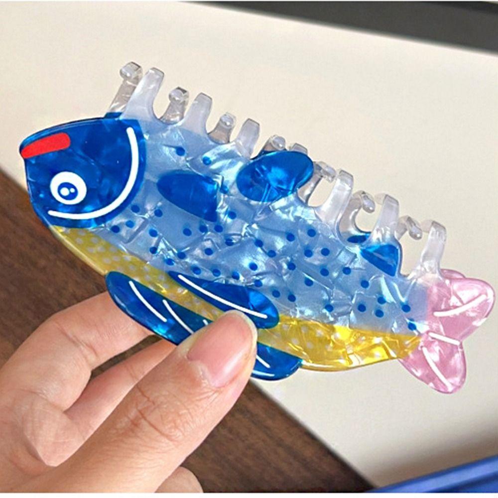 Hairpin Marine Life Fish Hair Clip Goldfish Fish Grab Clip Creative Ocean Animal Hair Claw Girls