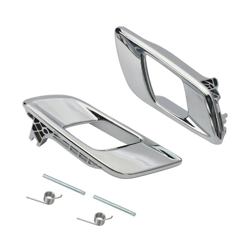 Car Door Inner Handle Silver and Chrome For Ford Pickup Ranger Mazda Bt50 2012- Everest 2015- Car Interior Accessories
