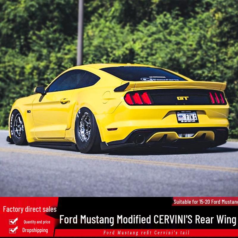 Carbon Fiber Rear Wing Spoiler for 2015-2023 Ford Mustang Mach-E