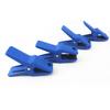 4 Stück blaue Auto-Stahlleitungsstopper für Kraftstoffverteiler/Stahlbremse/A/C-Leitung Universal