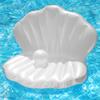 New Ins Inflatable Shell Floating Row Pearl Ball Fan-shaped Mount Mermaid Water Inflatable Floating Bed Swimming Ring