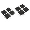 4-8pcs Rubber Pads For Chair Legs Anti Slip Mat Bumper Damper Silent Quality Square Self Adhesive Table Feet Protector Hardware