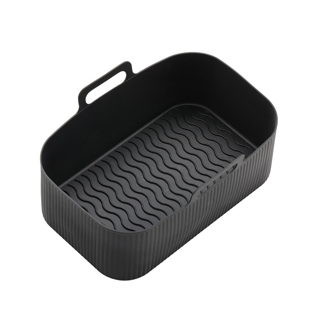 Air Fryer Silicone Pot Reusable Oven Baking Tray Dishwasher Safe Air Fryer Basket Liner Replacement for Parchment Paper Kitchen
