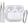 for Airpods Pro 3 Secure Lock Earphone Case Shockproof Hard Shell Full Protective Cover with Cleaning Pen for AirPods Pro 3