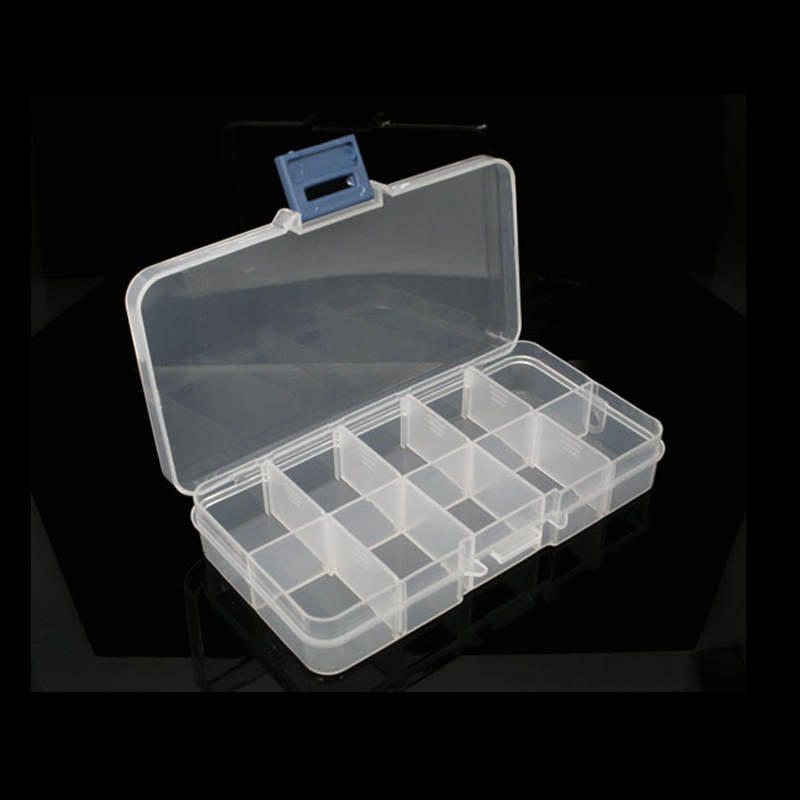 Plastik 10//15//24 Schlitze Verstellbar Schmuck-Aufbewahrung Box Hülle Handwerk