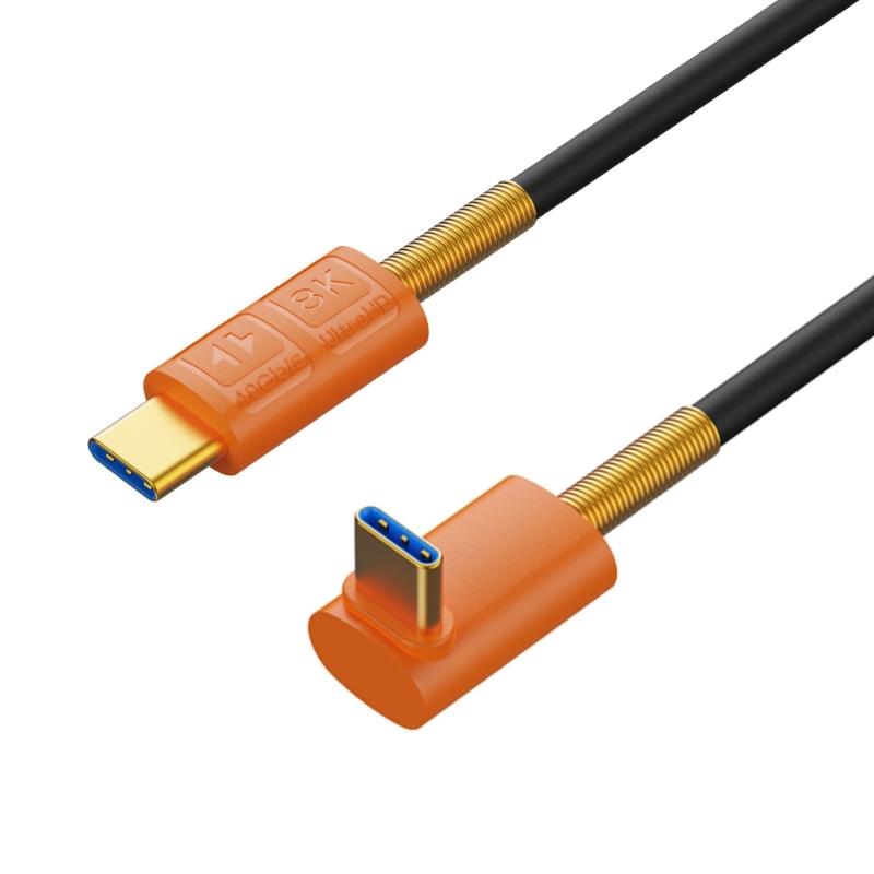 240W TypeC USB4 Cable 40Gbps Data Transfer USB C Extension Cord 8K60hz Video Output Efficient