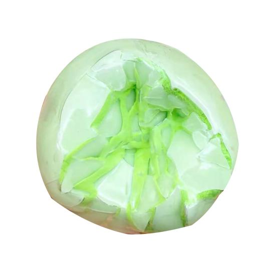 Wachs Knackball Quetschspielzeug, Knackiger Ball Stressabbau Spielzeug, Langsam aufsteigender Fidget Ball mit Knackbarer Textur, Party Mitgebsel grün