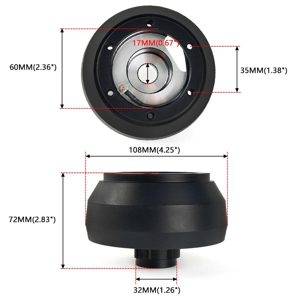 Steering Wheel Adapter for Toyota/Subaru 125H