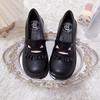 Campus Retro Soft Cute Card Sauce Female Japanese Soft Girl Jk Small Leather Shoes Cute College Mary Jane Shoes Lolita Single Shoes