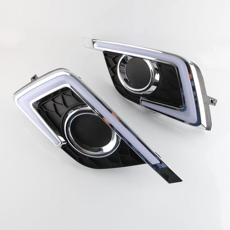 Nissan Sylphy 16-17 Tagfahrlichter: 3 Farben - Weiß, Gelb, Blau.