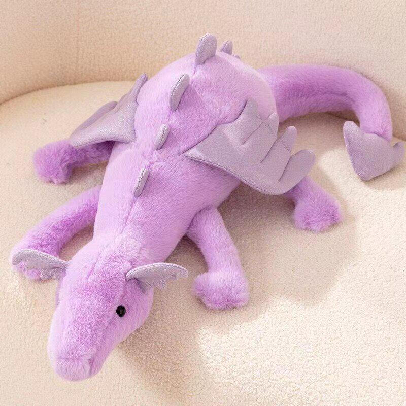Multi-color Plush Snow Dragon Dinosaur Doll - Child's Companion Gift