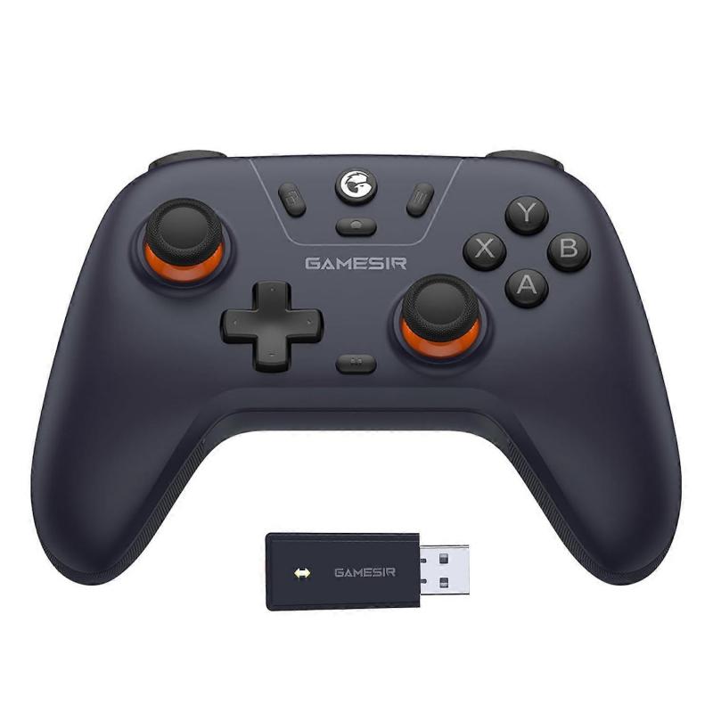 GameSir Nova Lite Wireless Gamepad Controller with Bluetooth, Dongle, Wired for Switch, Android, IOS, PC & Steam Games(Purple with Receiver)