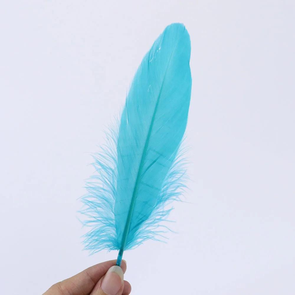 Premium White Swan Goose Feathers 15-20cm 50PCS/Lot 28 Colors for Jewelry Making Wedding Decor Crafts DIY Feather Accessories