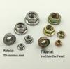 Color-Plated Stainless Steel 304 Hex Flange Nut with Anti-Slip Patterned Teeth DIN6923