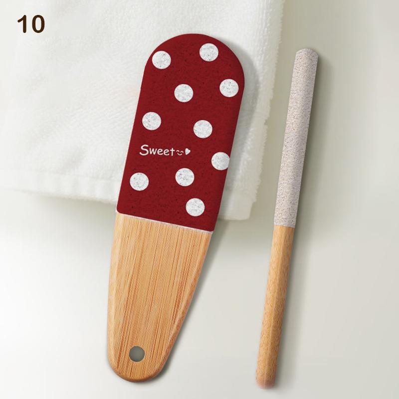 1 Pcs Professional Files Double Sided Foot File Callus Remover For Feet Wooden Pedicure Grater To Smooth Hard Coarse Tough Skin