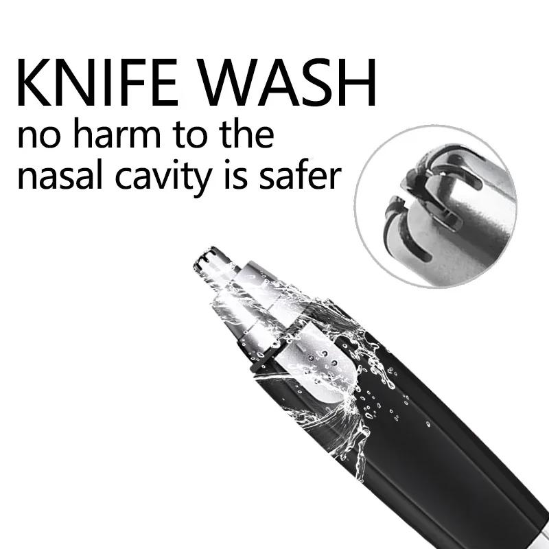 1PC-Medical-Grade Electric Nasal Trimmer - Essential Personal Hygiene Device for Men's Grooming Needs