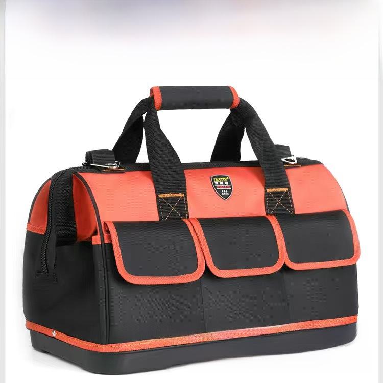 Sturdy & Durable Large Canvas Electrician Tool Bag for Woodworking, Multifunctional & Diagonal Design for Men