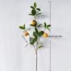 Real Touch 3 Forked Lemon Branches Realistic Artificial Plant Flower Arrangement  Bedroom