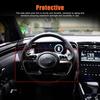 Carbon Steering Wheel Bezel Trim Covers Accessories For Hyundai Santa Cruz +