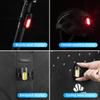 Rockbros Bicycle Rear Light Multifuctional Warning Bike Taillight Waterproof Type-C Rechargeable Mtb Road Cycling Tail Light