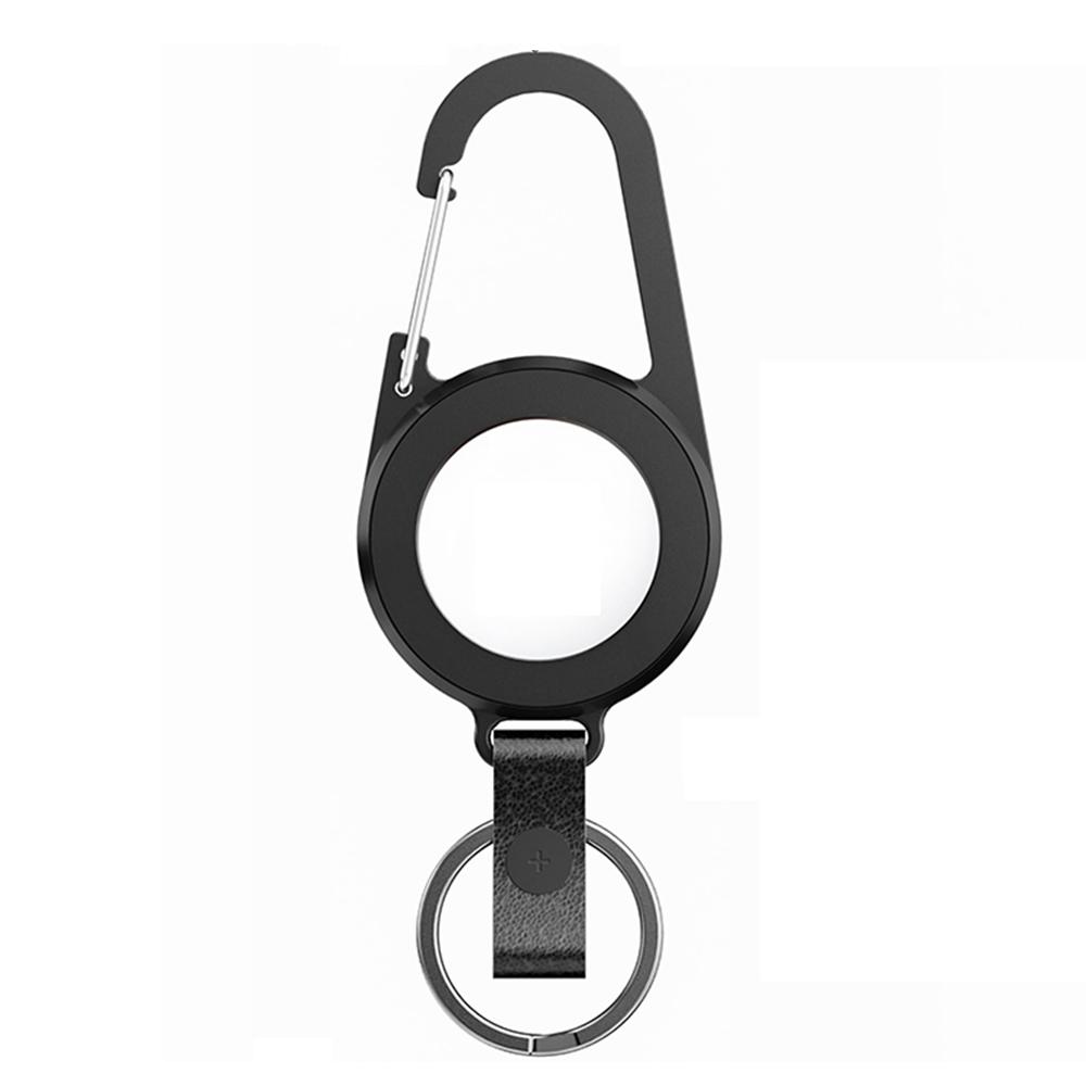 Metal AirTag Holder, Aluminum Alloy Mountain Carabiner with AirTag Case, Heavy Duty Super Hard AirTag Keychain