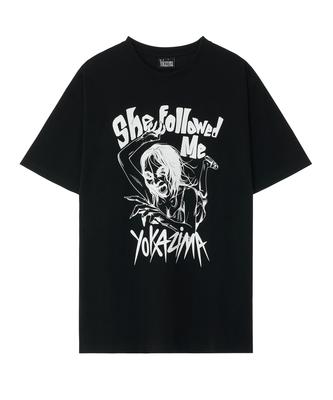 Yokajima She Follow Me T-Shirt_Black