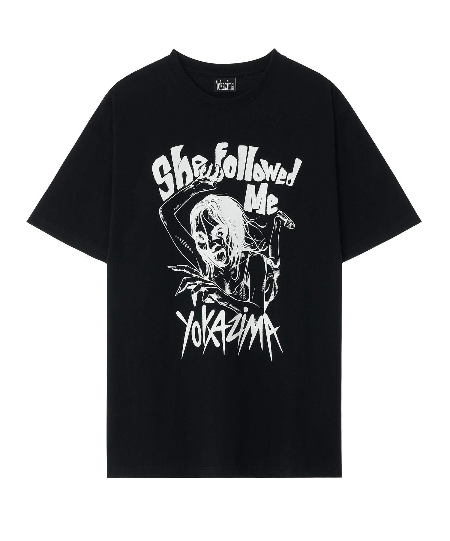 Yokajima She Follow Me T-Shirt_Black Size2