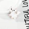 Fashion Cat Animal Brooch Men Women Coat Scarf Badge Accessories Popular Party Pin Buckle Gift