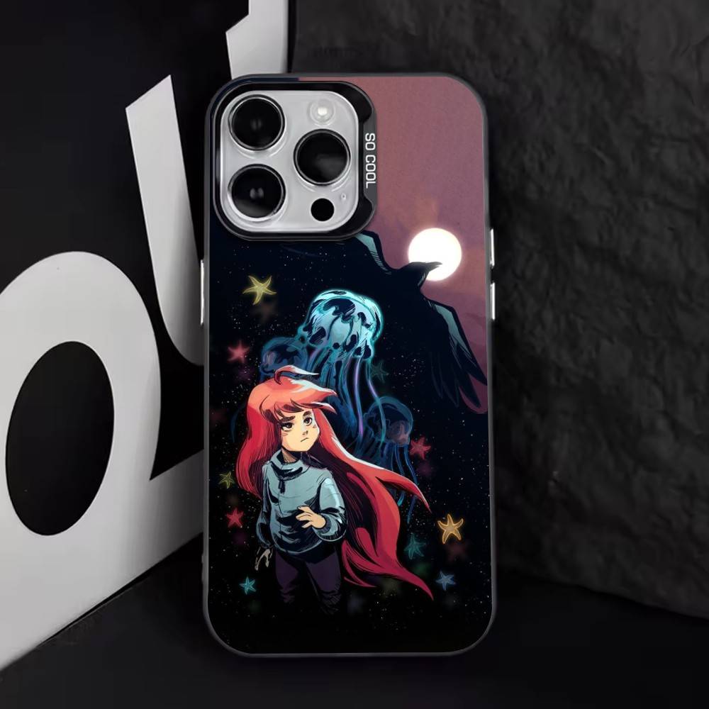 

Celeste Phone Case For iPhone 17,16,15,14,13,12,11 Plus,Pro Max,XS,Colorful Silver Phone case Funda Cover iPhone17air