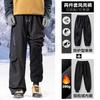 3-in-1 Detachable Softshell Hiking Pants With Fleece Liner Waterproof Windproof Warm Outdoor Trousers Men Women