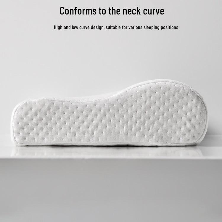 Men's Knitted Memory Foam Pillow Pair - Slow Rebound, Neck Support, Pressure-Free Comfort for Enhanced Sleep